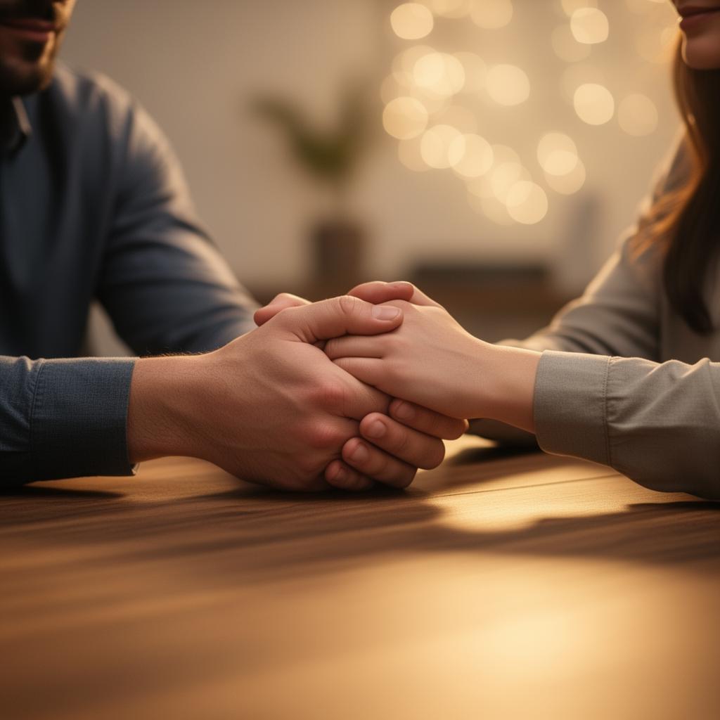 Pareja comunicándose con empatía - comunicación asertiva en Huelva